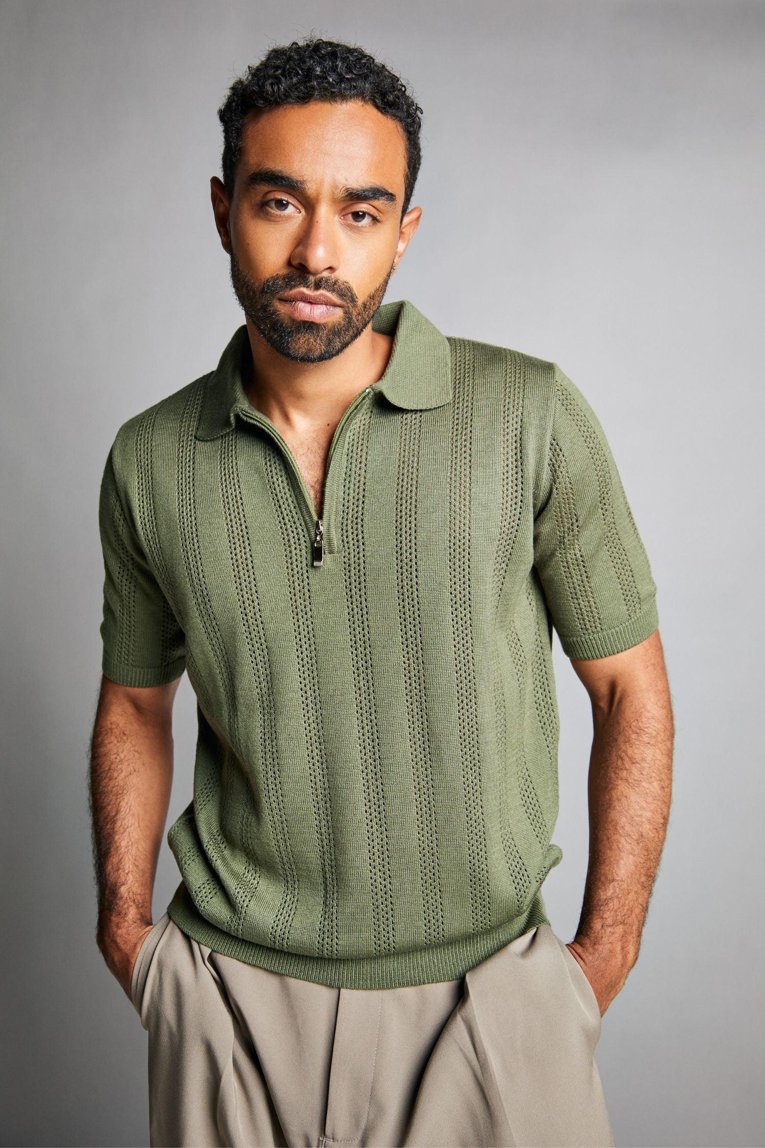 Polo Amalfi en hilado Turín calado